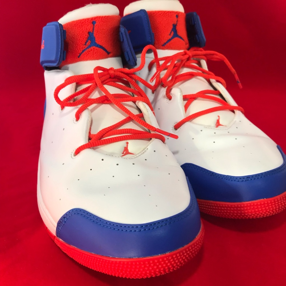 JORDAN MELO 1.5 White Orange Game Royal MEN SIZE13